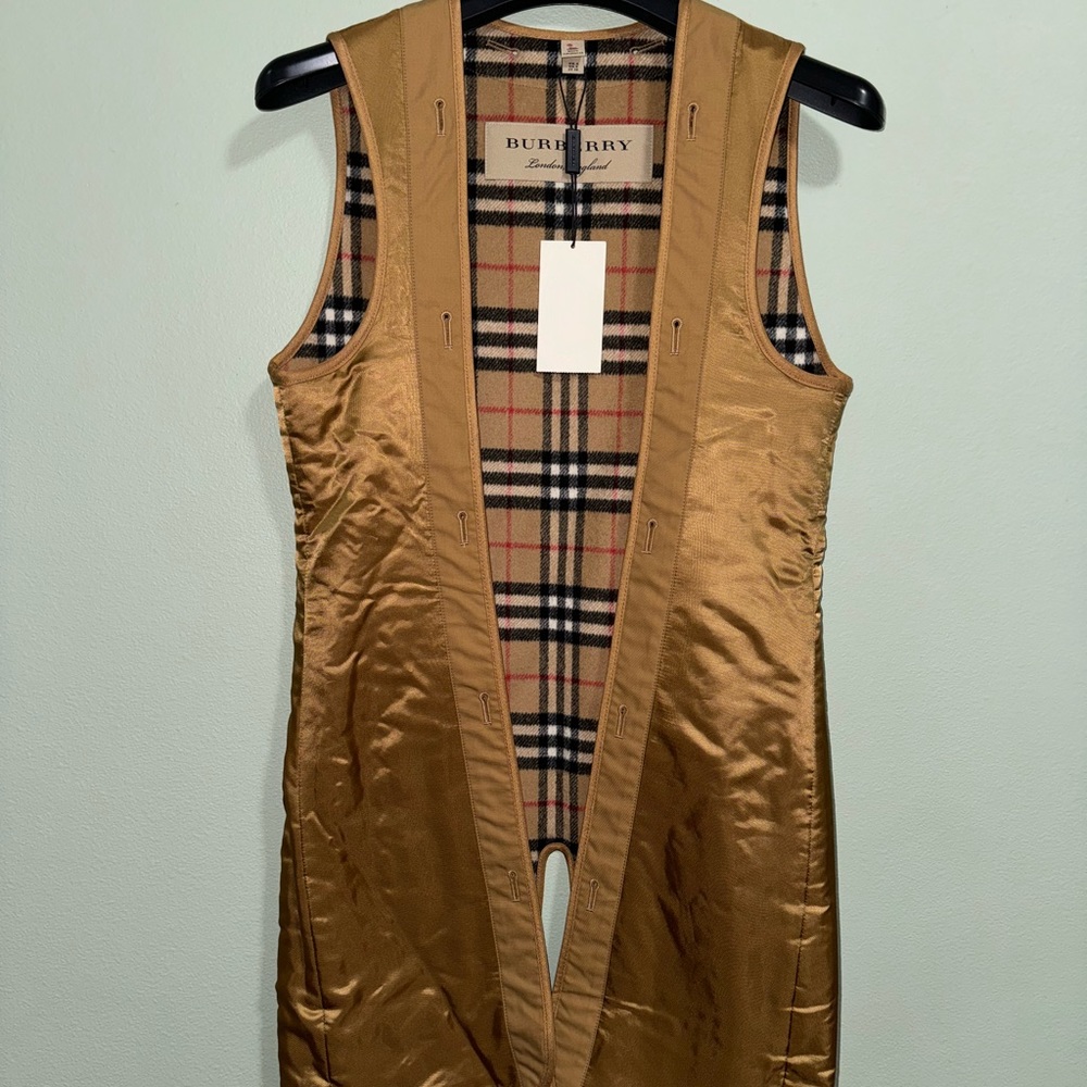 Burberry trench vest